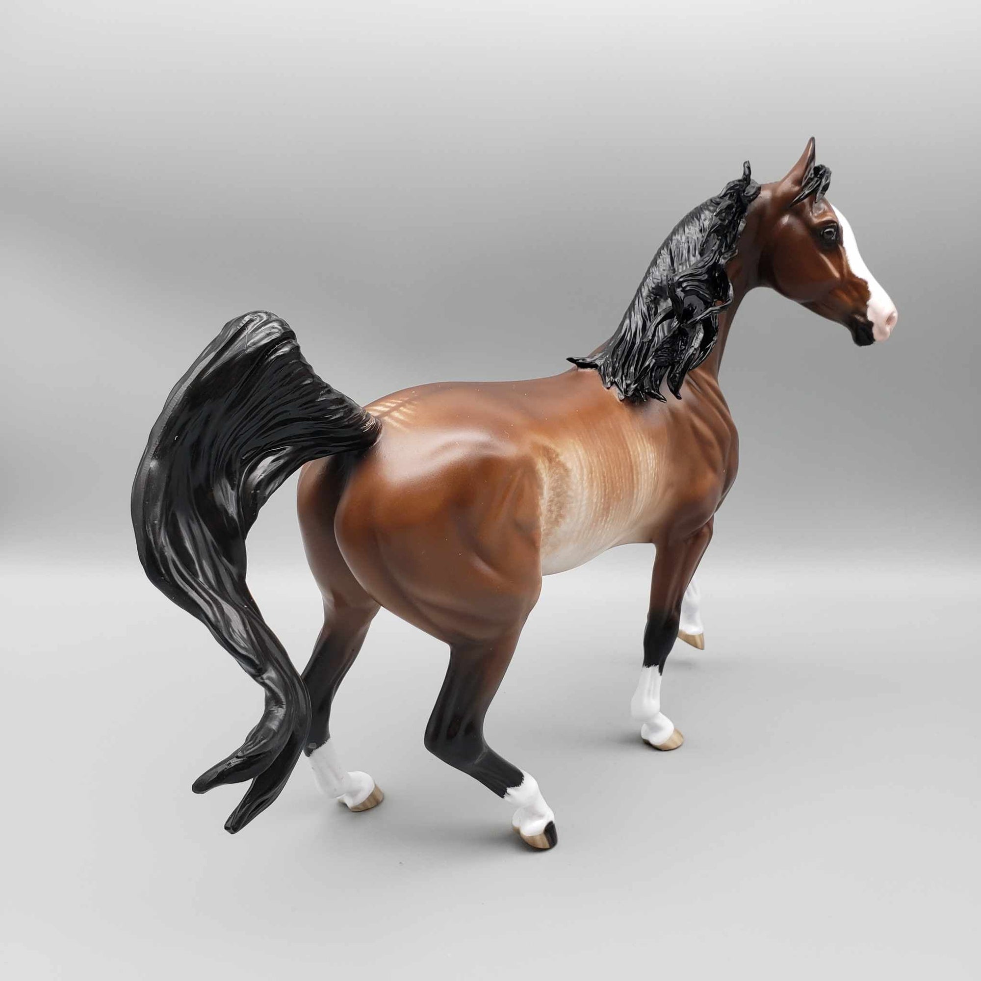 Bright Sparkler OOAK Bay Rabicano Arab Mare By Sheryl Leisure Best Offer 12/18/23