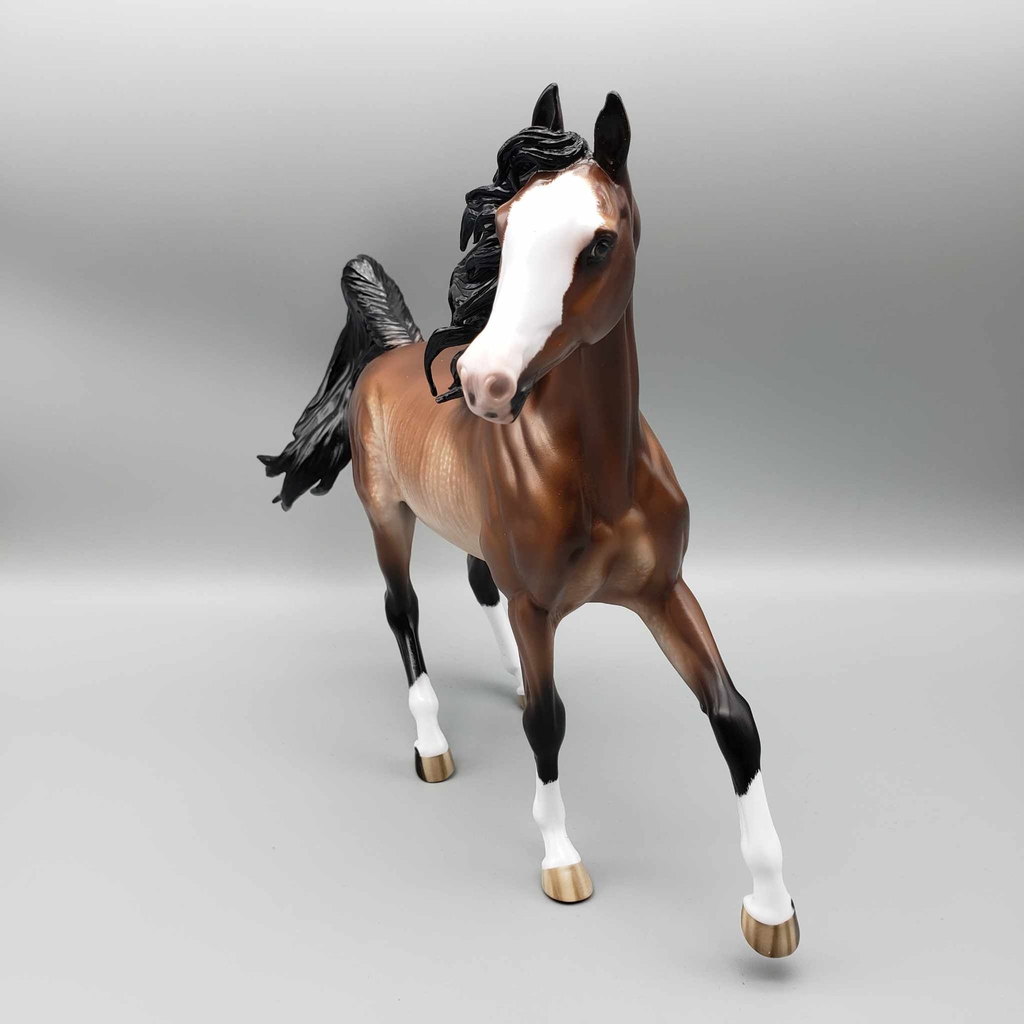 Bright Sparkler OOAK Bay Rabicano Arab Mare By Sheryl Leisure Best Offer 12/18/23