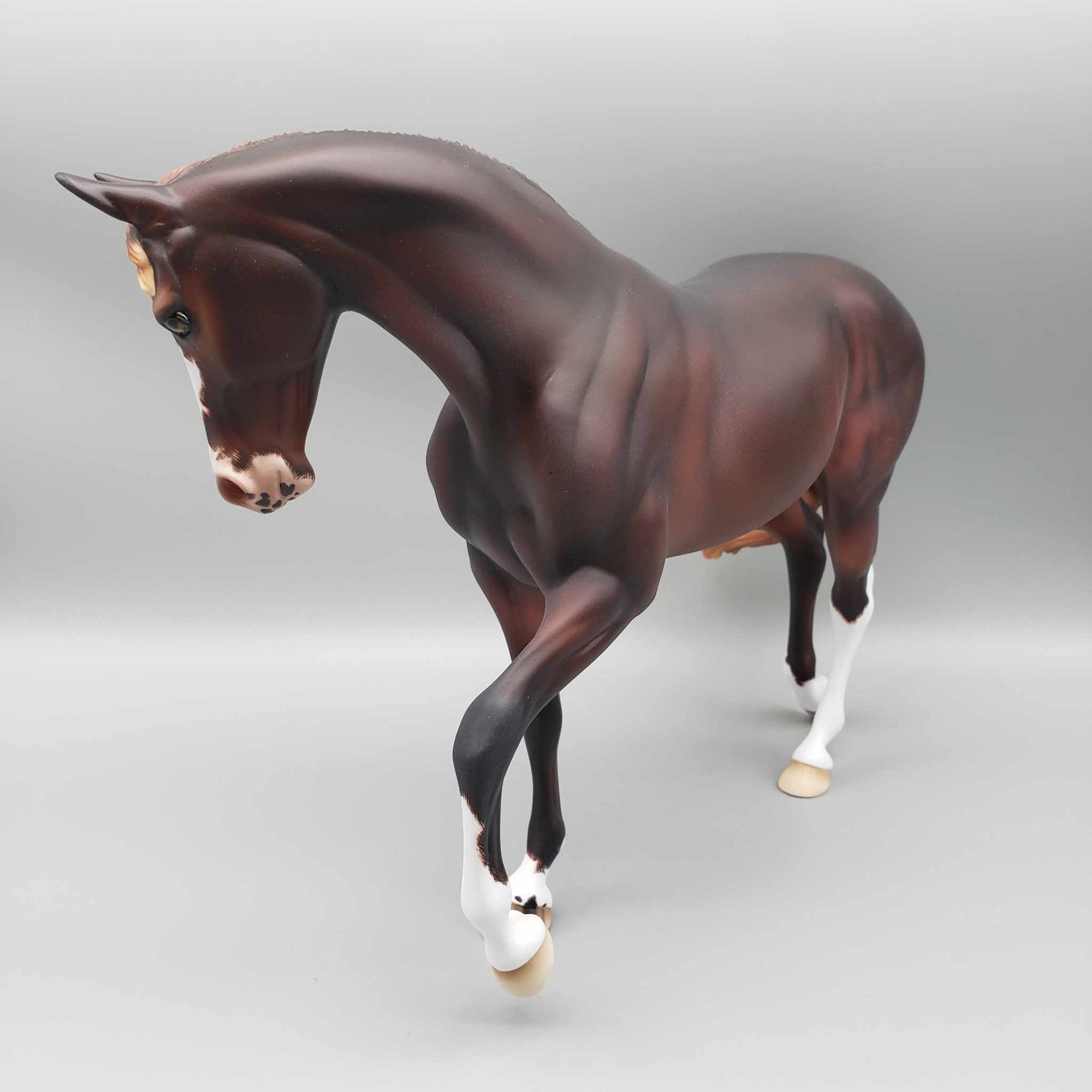 Radiant OOAK Dappled Chestnut Thoroughbred By Ellen Robbins Best Offer 12/18/23