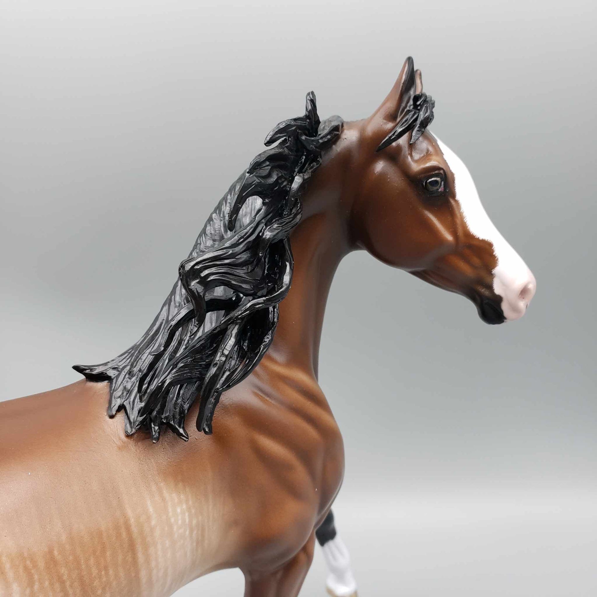 Bright Sparkler OOAK Bay Rabicano Arab Mare By Sheryl Leisure Best Offer 12/18/23