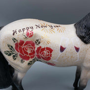 Twelve O'clock Toast OOAK Deco Andalusian By Dawn Quick New Year Sales Collection NY23