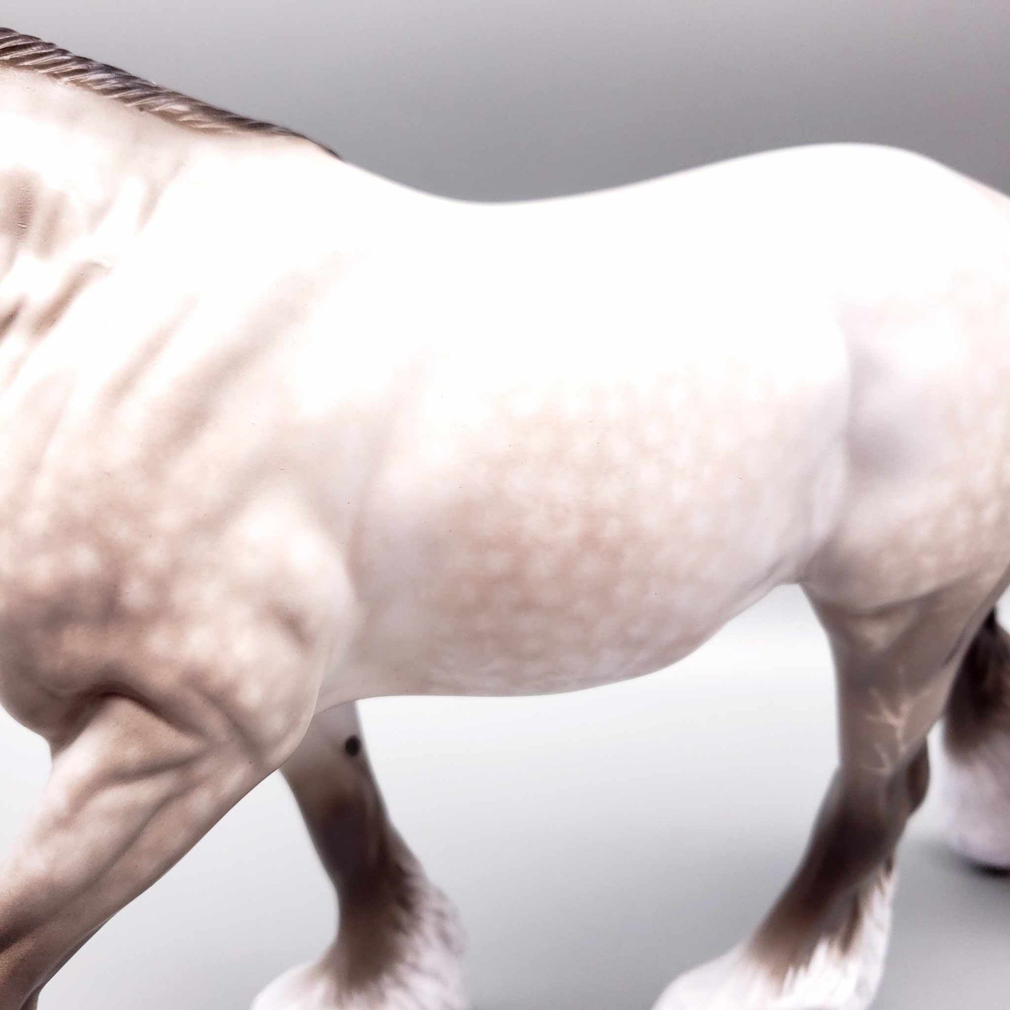 Snow Festival OOAK Dappled Rose Grey Irish Cob By Sheryl Leisure Best Offer 12/18/23