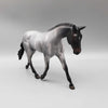 In With The New OOAK Blue Roan Brindle Warmblood Pebble By Jess Hamill New Year Sales Collection NY23