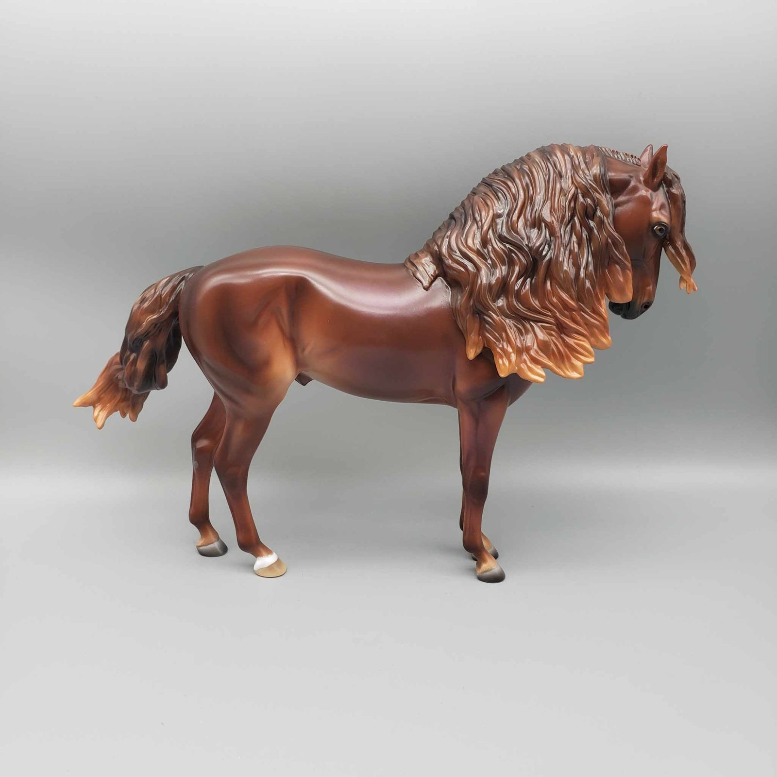 Calido OOAK Lightly Dappled Chestnut Andalusian By Ashley Palmer Employee Appreciation Model