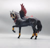 Affinity OOAK Black and Red Winged Andalusian By Carrie Keller Best Offers 12/26/23