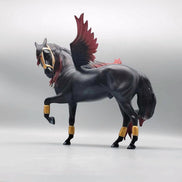 Affinity OOAK Black and Red Winged Andalusian By Carrie Keller Best Offers 12/26/23