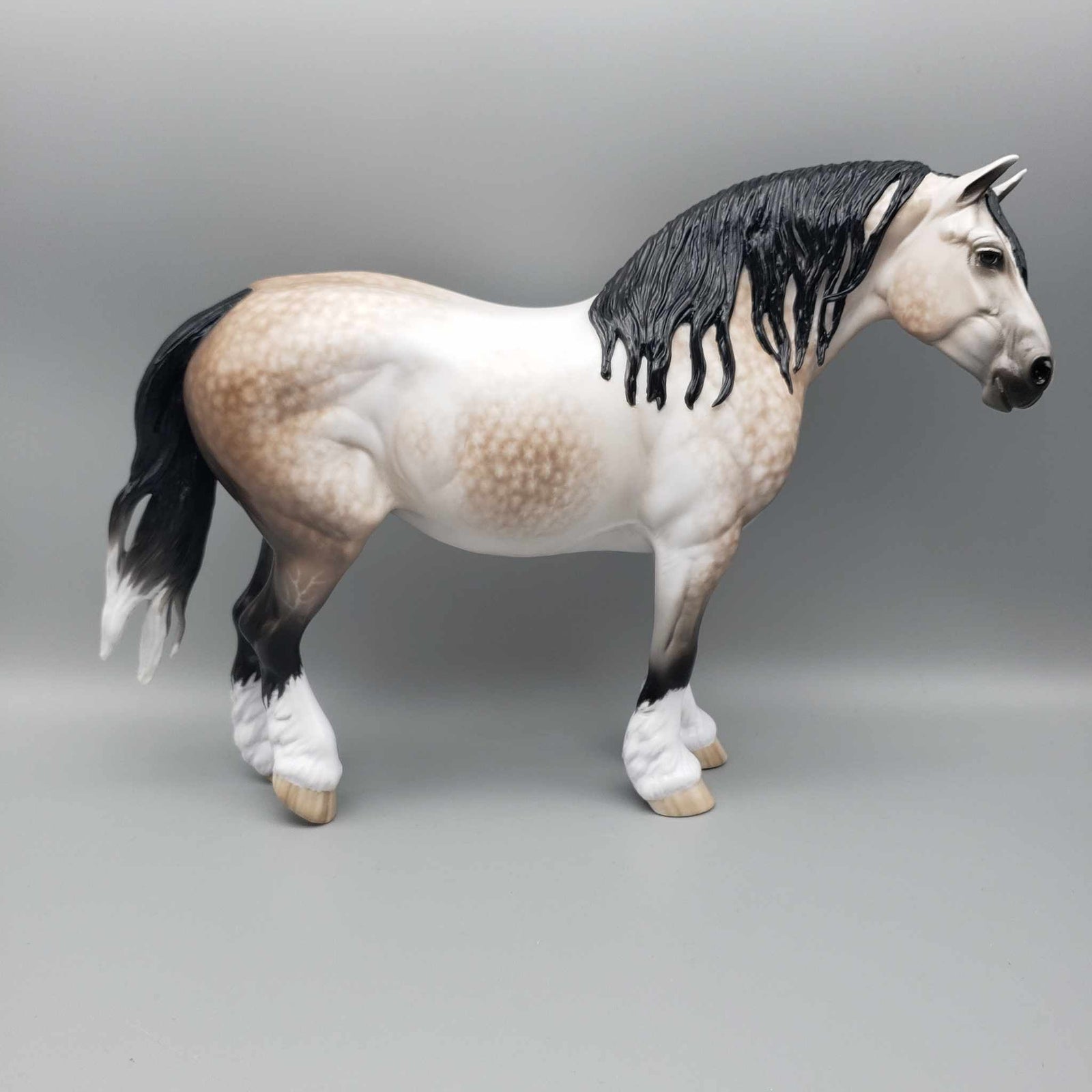 Lady Penelope OOAK Dappled Bay Going Grey Heavy Draft By Sheryl Leisure Best Offers 12/26/23