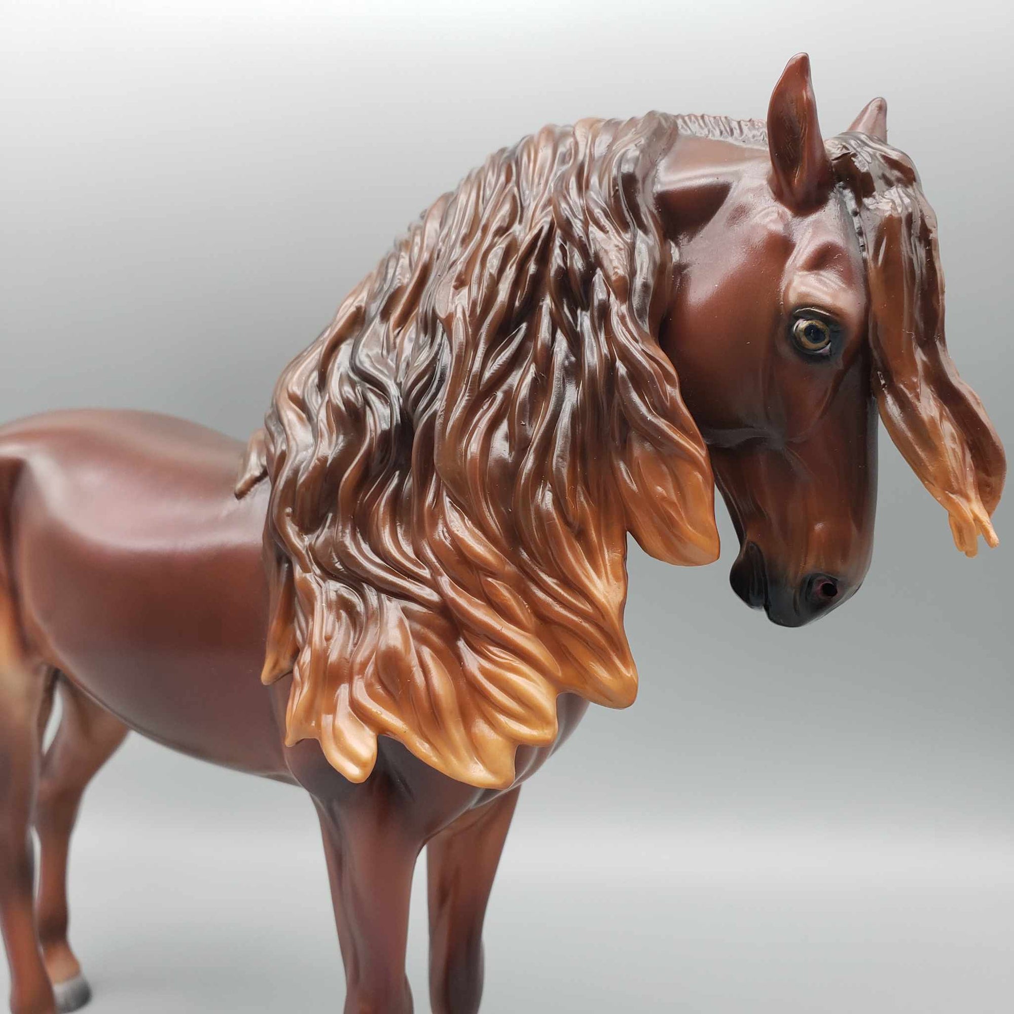 Calido OOAK Lightly Dappled Chestnut Andalusian By Ashley Palmer Employee Appreciation Model
