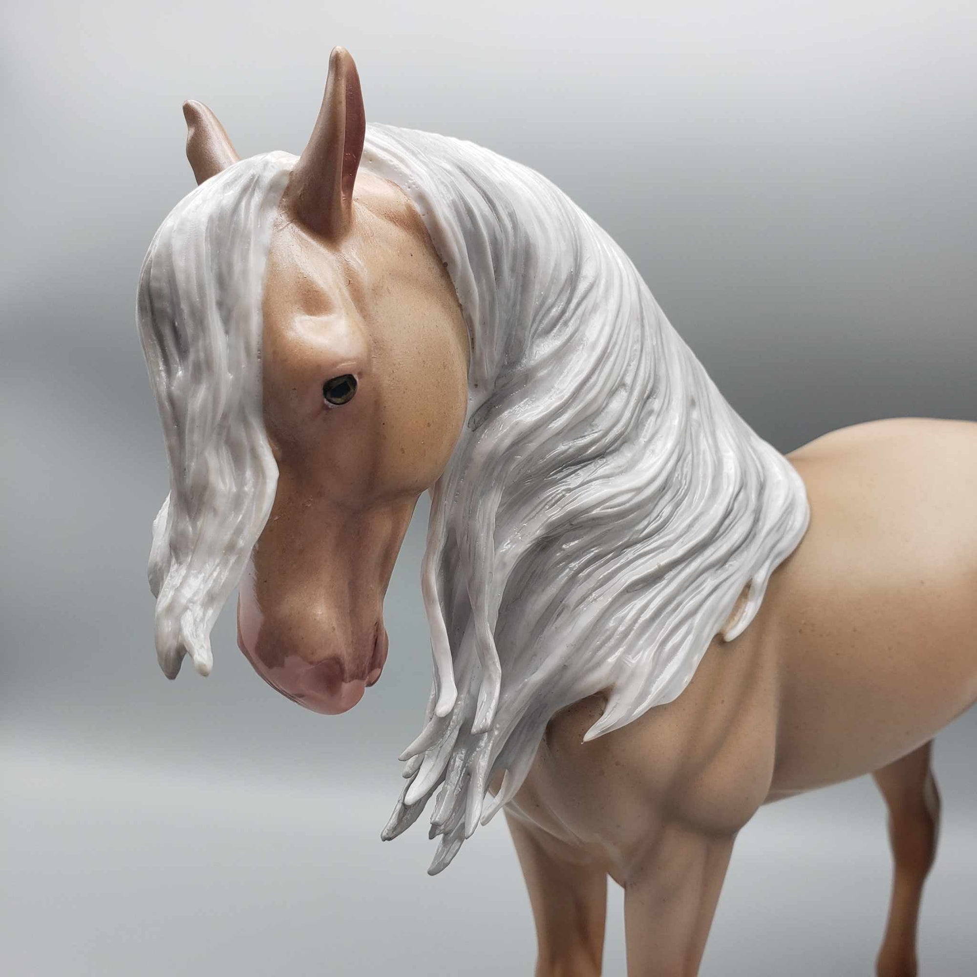 Hancock OOAK Fleabitten Andalusian By Angela Marleau Best Offer 1/22/24