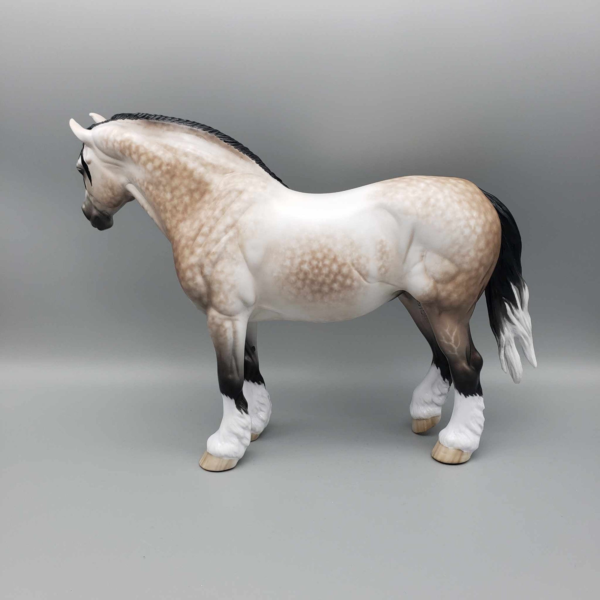 Lady Penelope OOAK Dappled Bay Going Grey Heavy Draft By Sheryl Leisure Best Offers 12/26/23