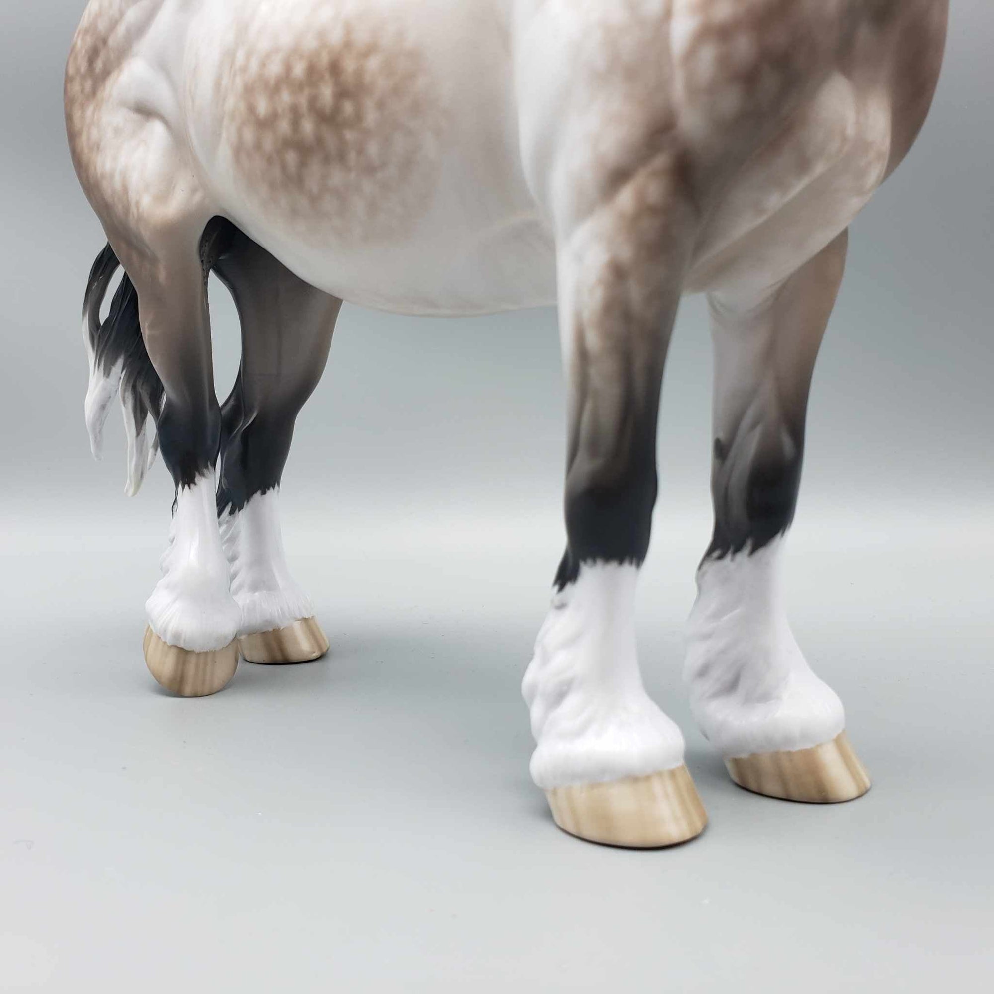 Lady Penelope OOAK Dappled Bay Going Grey Heavy Draft By Sheryl Leisure Best Offers 12/26/23