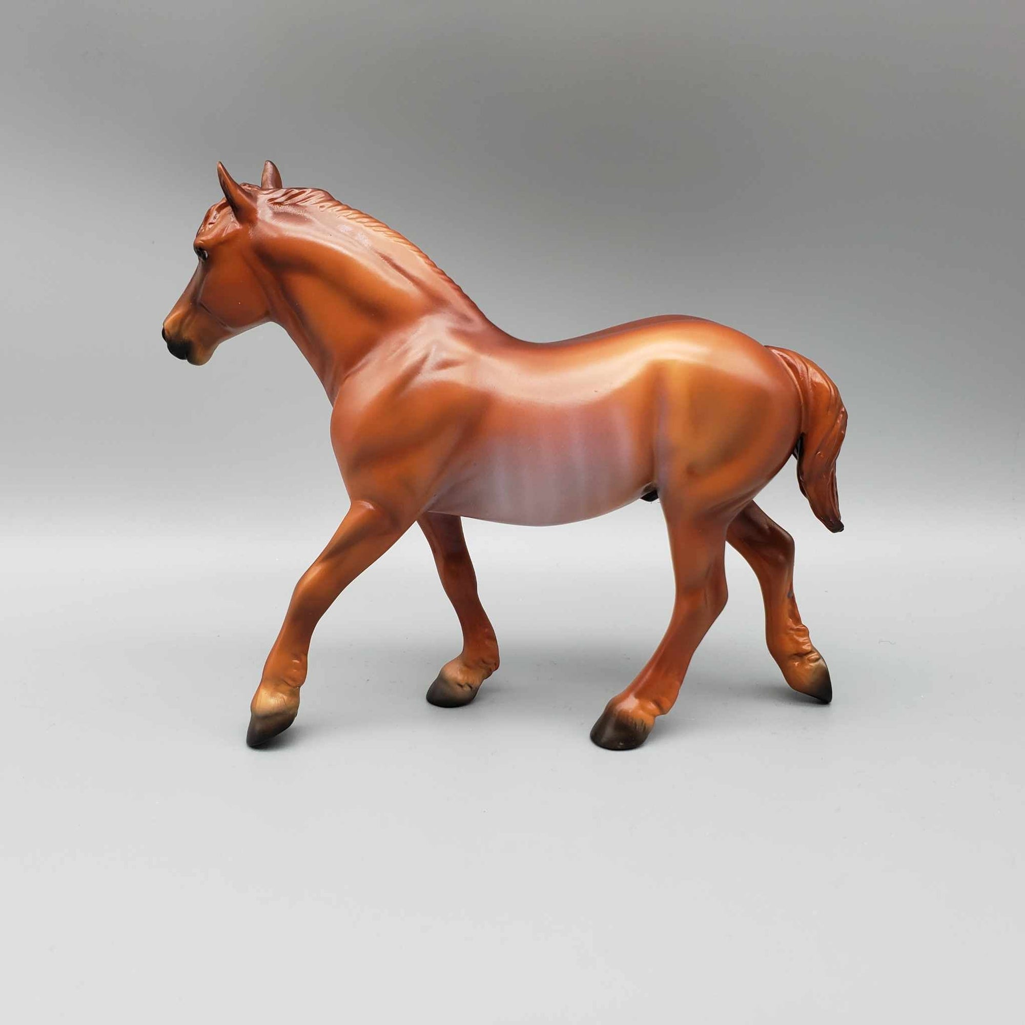 Good Luck OOAK Chestnut Rabicano Pebble Draft By Angela Marleau New Year Sales Collection NY23