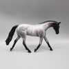 In With The New OOAK Blue Roan Brindle Warmblood Pebble By Jess Hamill New Year Sales Collection NY23