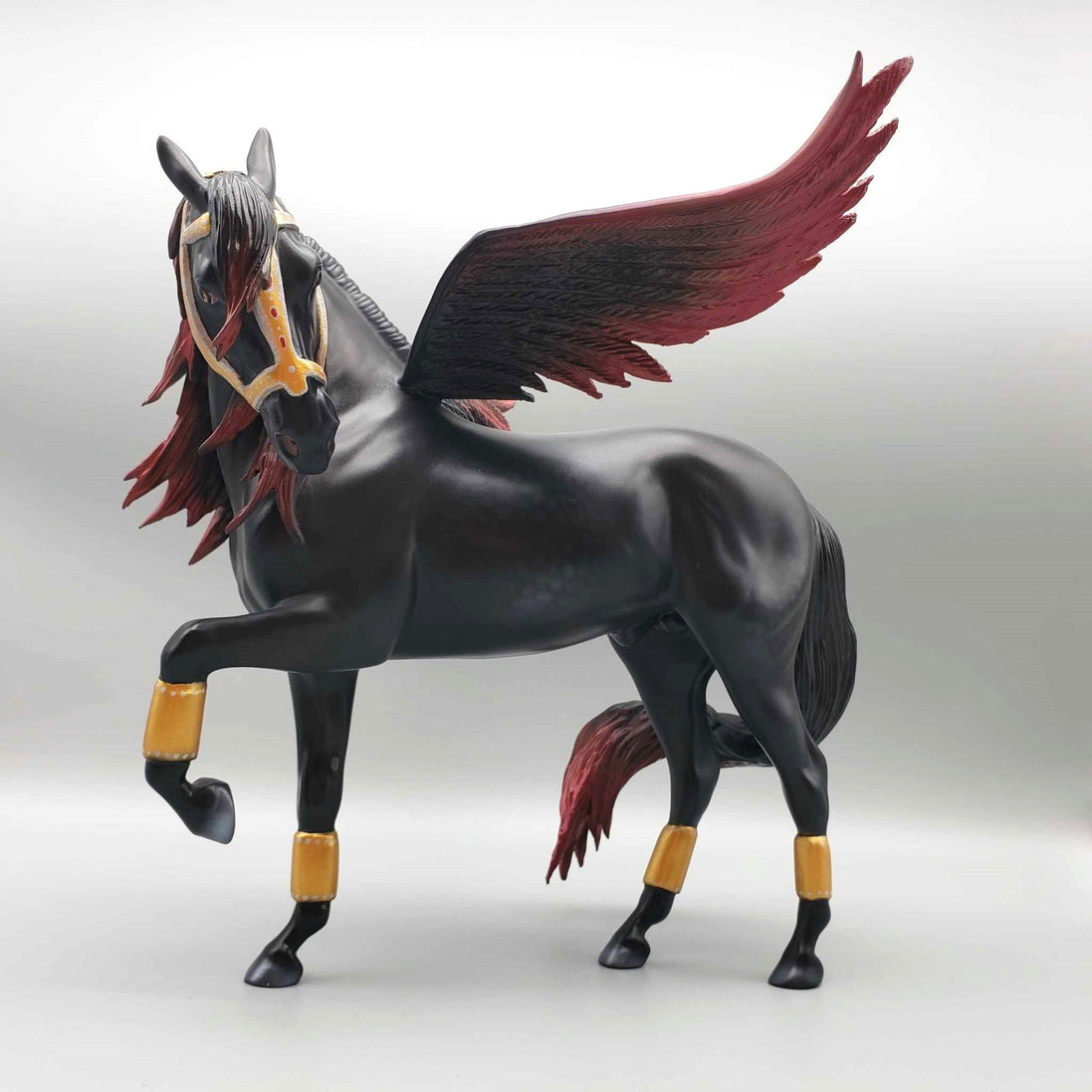 Affinity OOAK Black and Red Winged Andalusian By Carrie Keller Best Offers 12/26/23