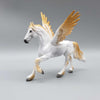 St. Nico OOAK Deco Gold Winged Angel Friesian Chip By Jess Hamill Holiday Sale HS23