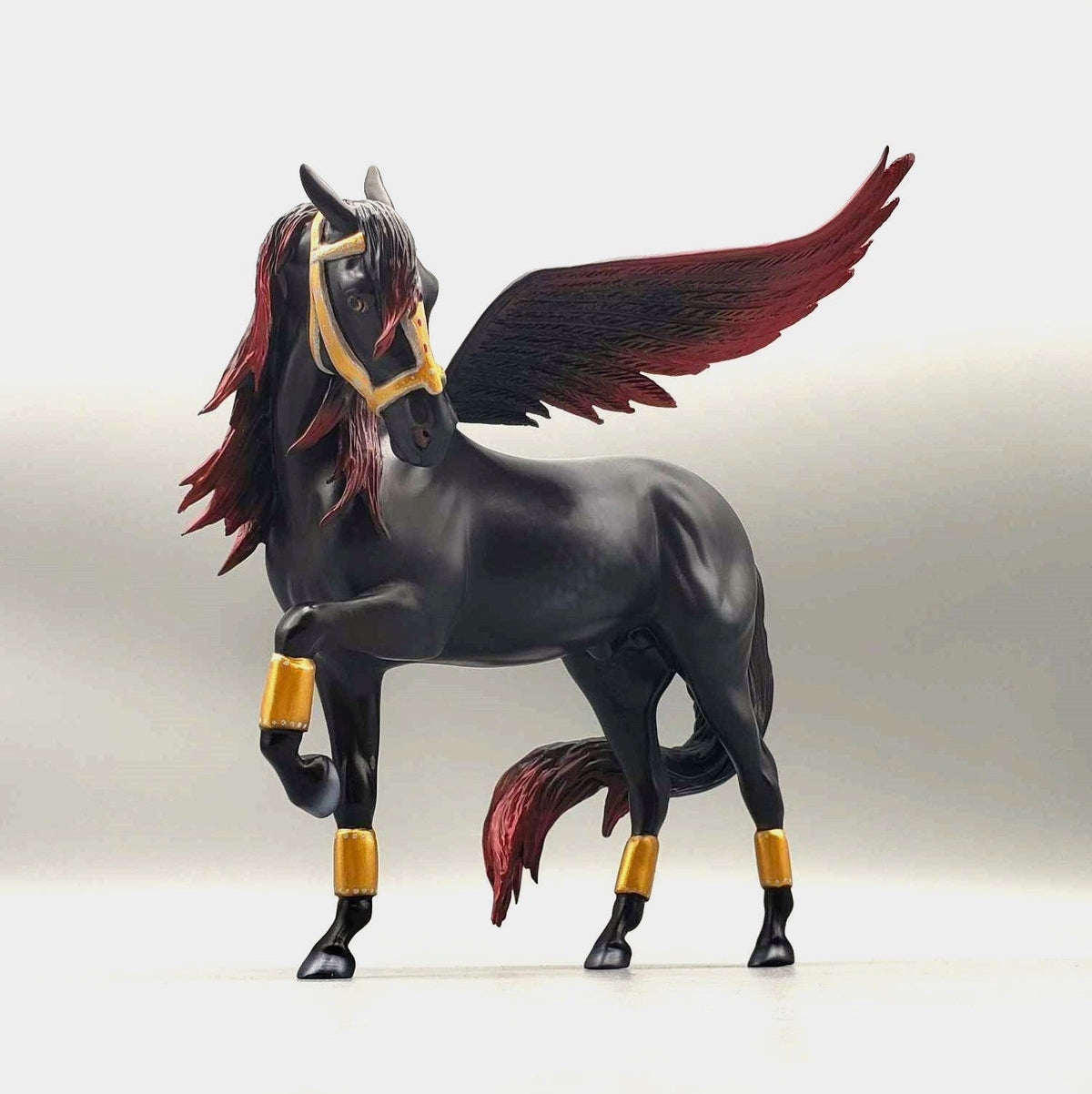 Affinity OOAK Black and Red Winged Andalusian By Carrie Keller Best Offers 12/26/23