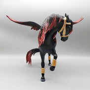 Affinity OOAK Black and Red Winged Andalusian By Carrie Keller Best Offers 12/26/23