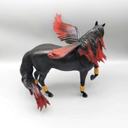 Affinity OOAK Black and Red Winged Andalusian By Carrie Keller Best Offers 12/26/23