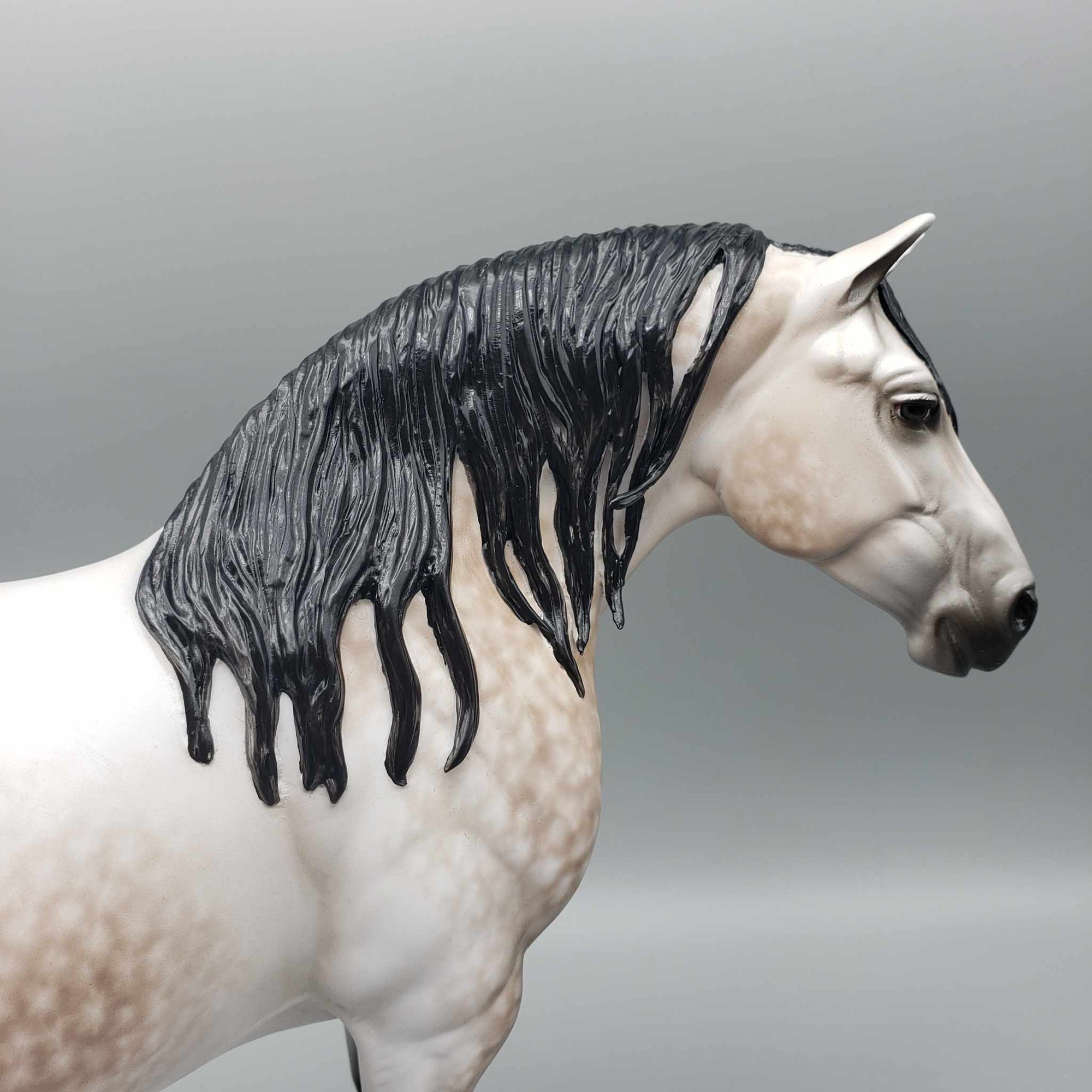 Lady Penelope OOAK Dappled Bay Going Grey Heavy Draft By Sheryl Leisure Best Offers 12/26/23