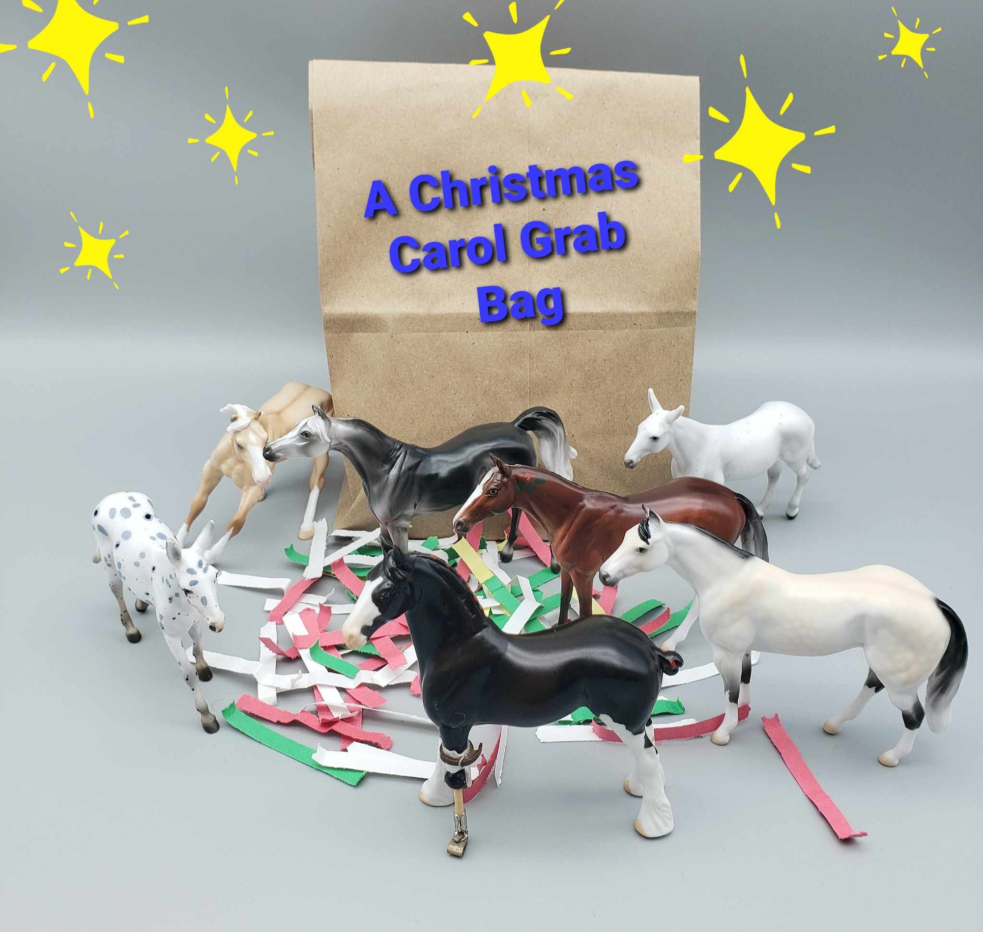A Christmas Carol Model Horse Chip Grab Bags 😍 One Per Customer Please - 32 pieces! CL23