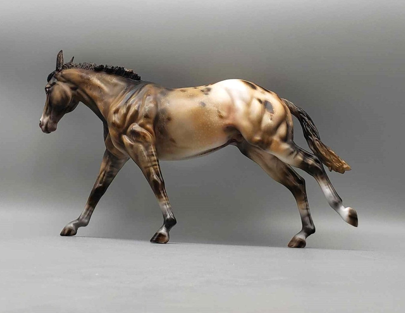 Mulio OOAK Appaloosa Custom Remington by Julie Keim Employee Appreciation Model