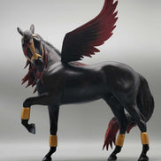 Affinity OOAK Black and Red Winged Andalusian By Carrie Keller Best Offers 12/26/23