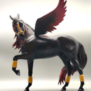 Affinity OOAK Black and Red Winged Andalusian By Carrie Keller Best Offers 12/26/23