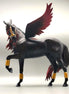 Affinity OOAK Black and Red Winged Andalusian By Carrie Keller Best Offers 12/26/23
