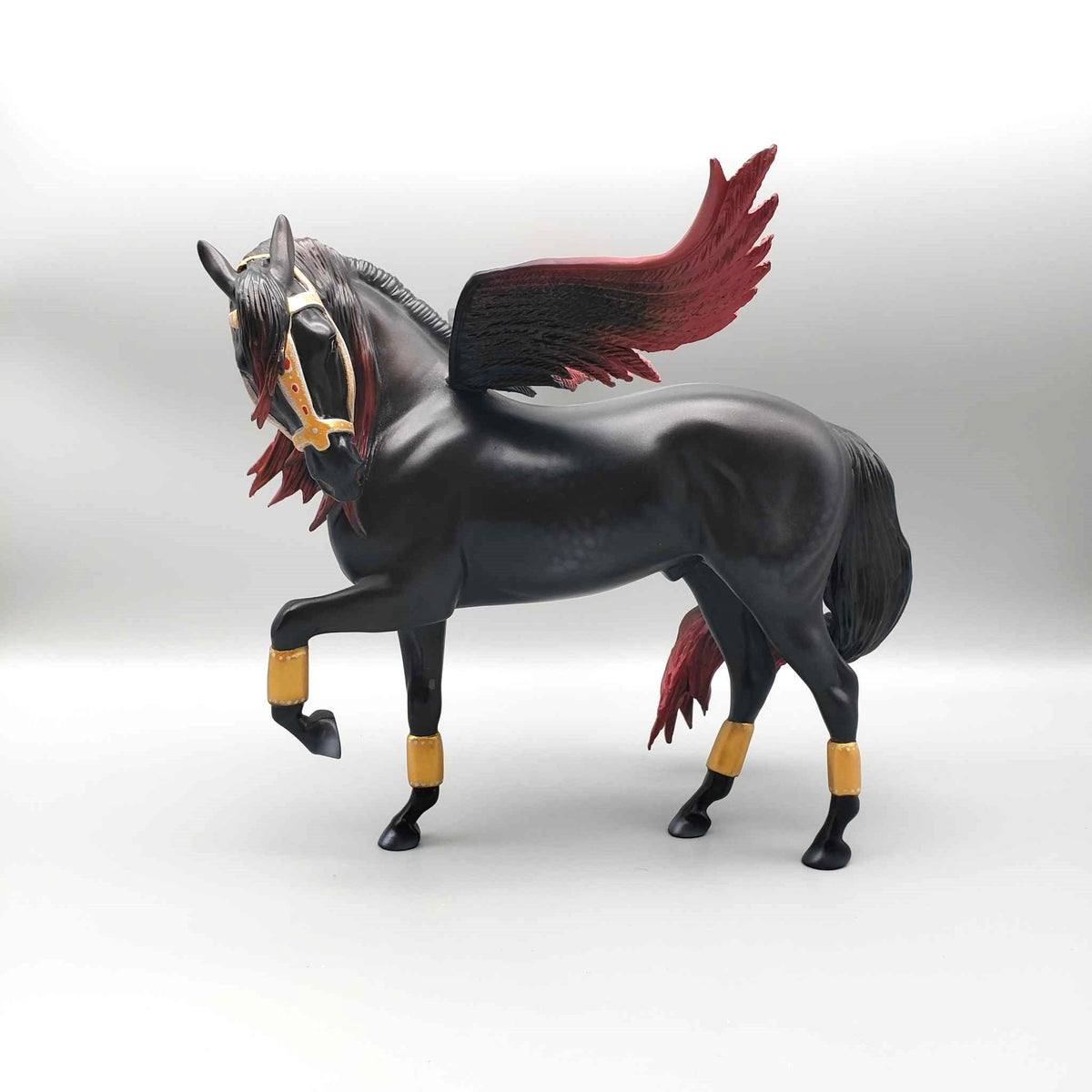 Affinity OOAK Black and Red Winged Andalusian By Carrie Keller Best Offers 12/26/23