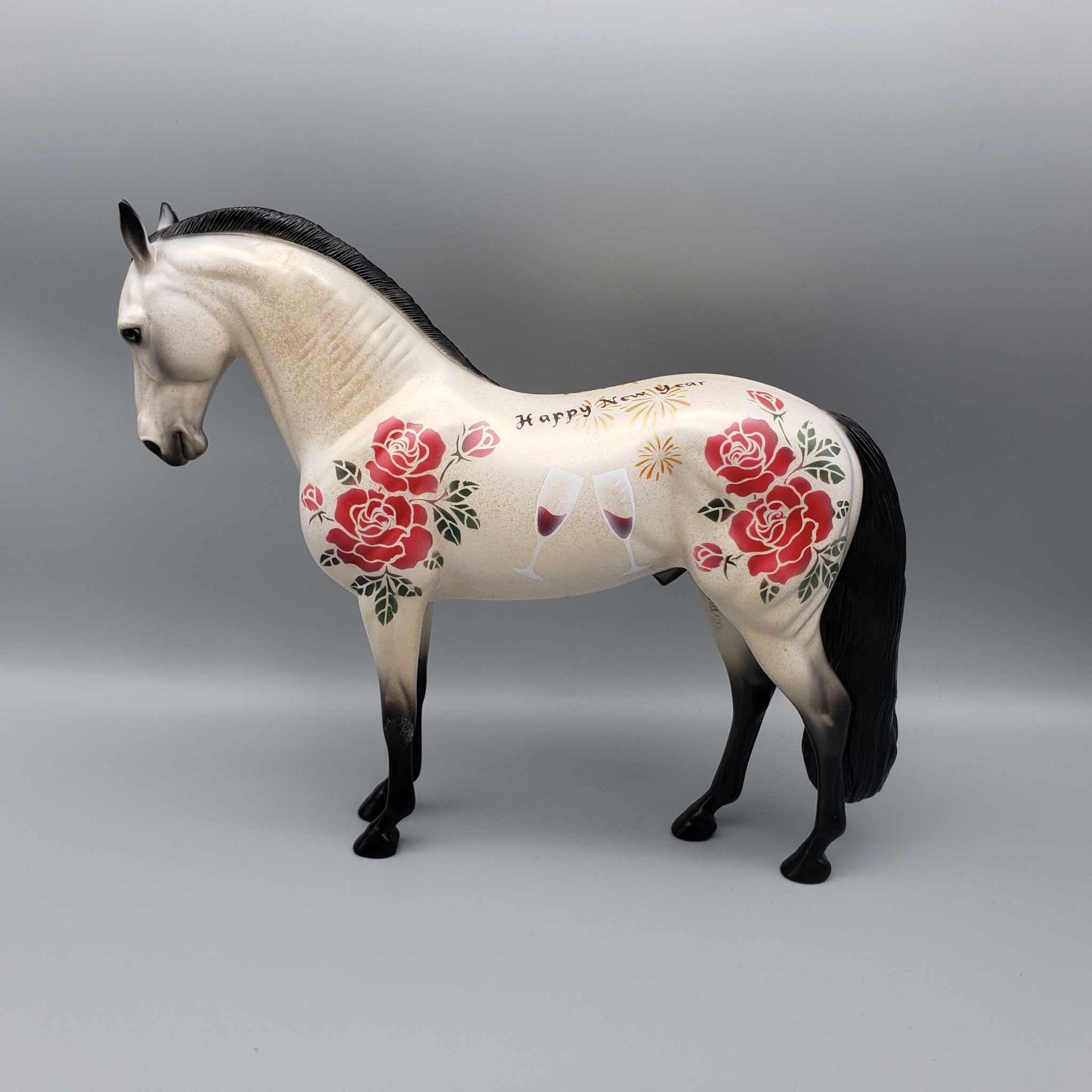 Twelve O&#39;clock Toast OOAK Deco Andalusian By Dawn Quick New Year Sales Collection NY23