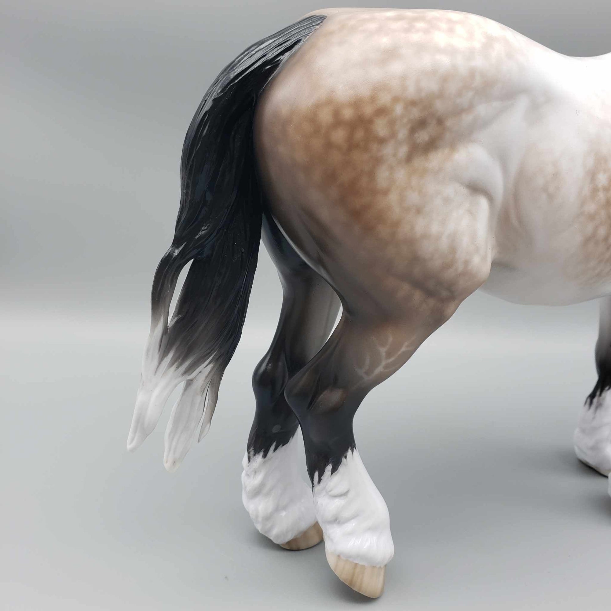 Lady Penelope OOAK Dappled Bay Going Grey Heavy Draft By Sheryl Leisure Best Offers 12/26/23