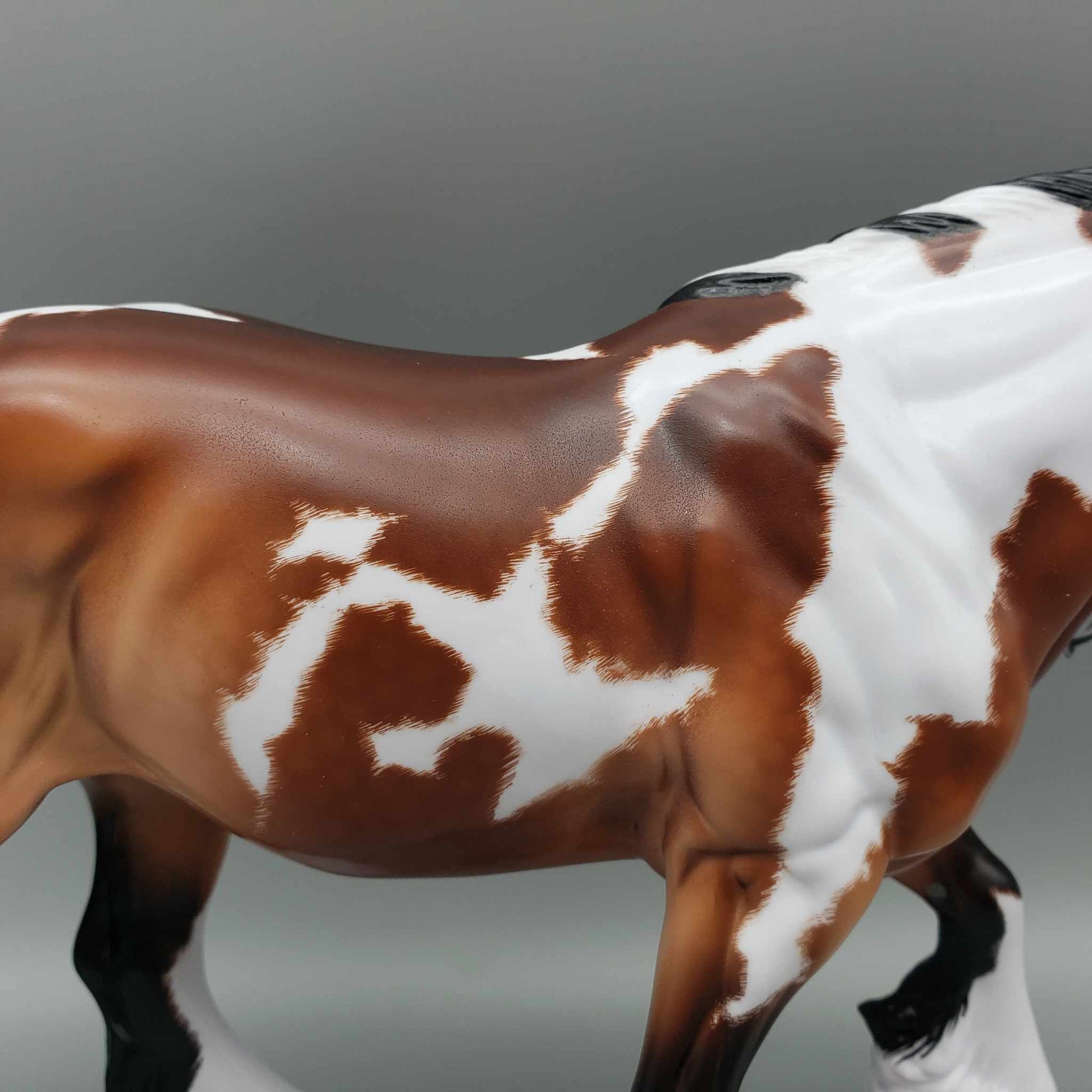 Holly &amp; Ivy OOAK Dappled Bay Tobiano Custom Irish Cob By Ellen Robbins Best Offers 12/26/23