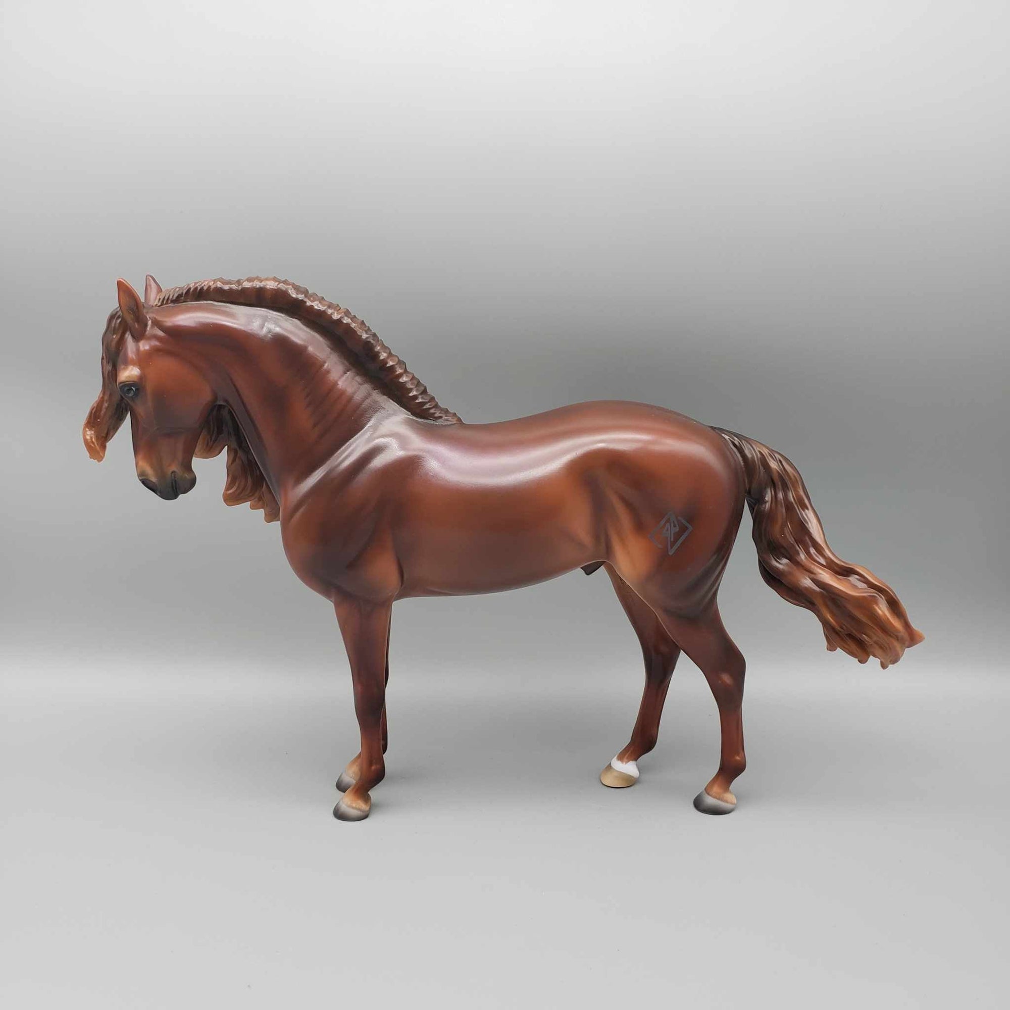 Calido OOAK Lightly Dappled Chestnut Andalusian By Ashley Palmer Employee Appreciation Model
