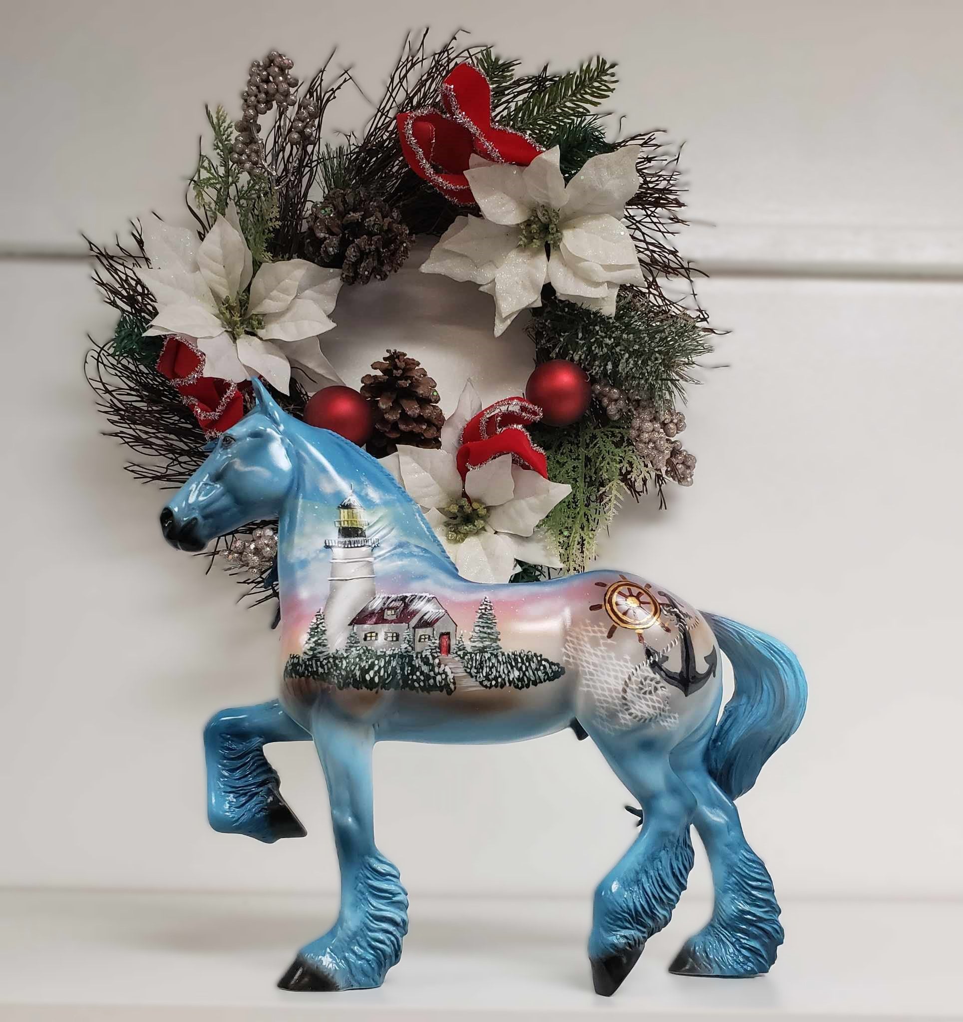 Safe Journey OOAK Decorator Nautical Trotting Draft By Dawn Quick Best Offer 1/2/24