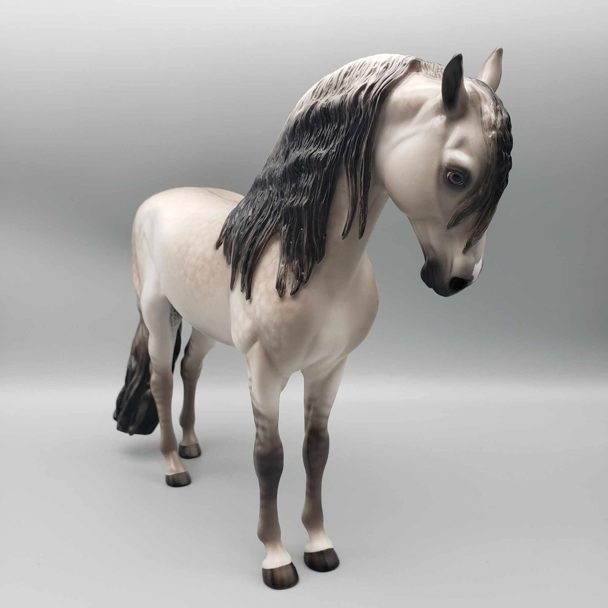 Jim Dandy OOAK Dappled Dun Andalusian By Sheryl Leisure Best Offer 1/7/24