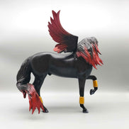 Affinity OOAK Black and Red Winged Andalusian By Carrie Keller Best Offers 12/26/23