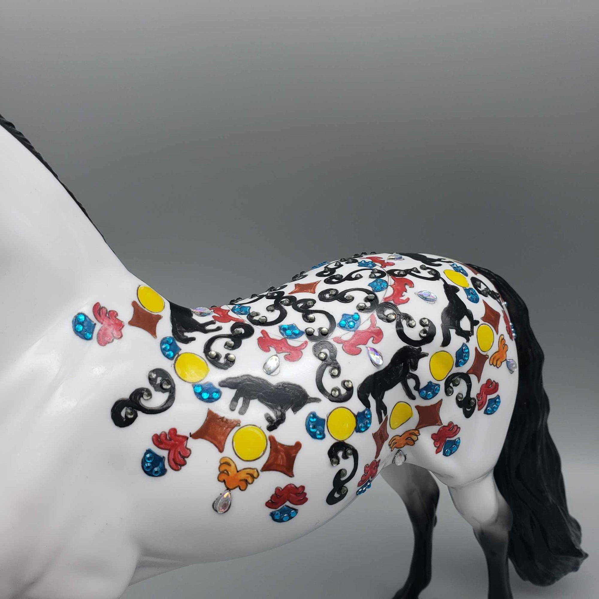 Mosaic Trivet OOAK Deco and Blinged Morgan By Dawn Quick Weekend Flash Sale