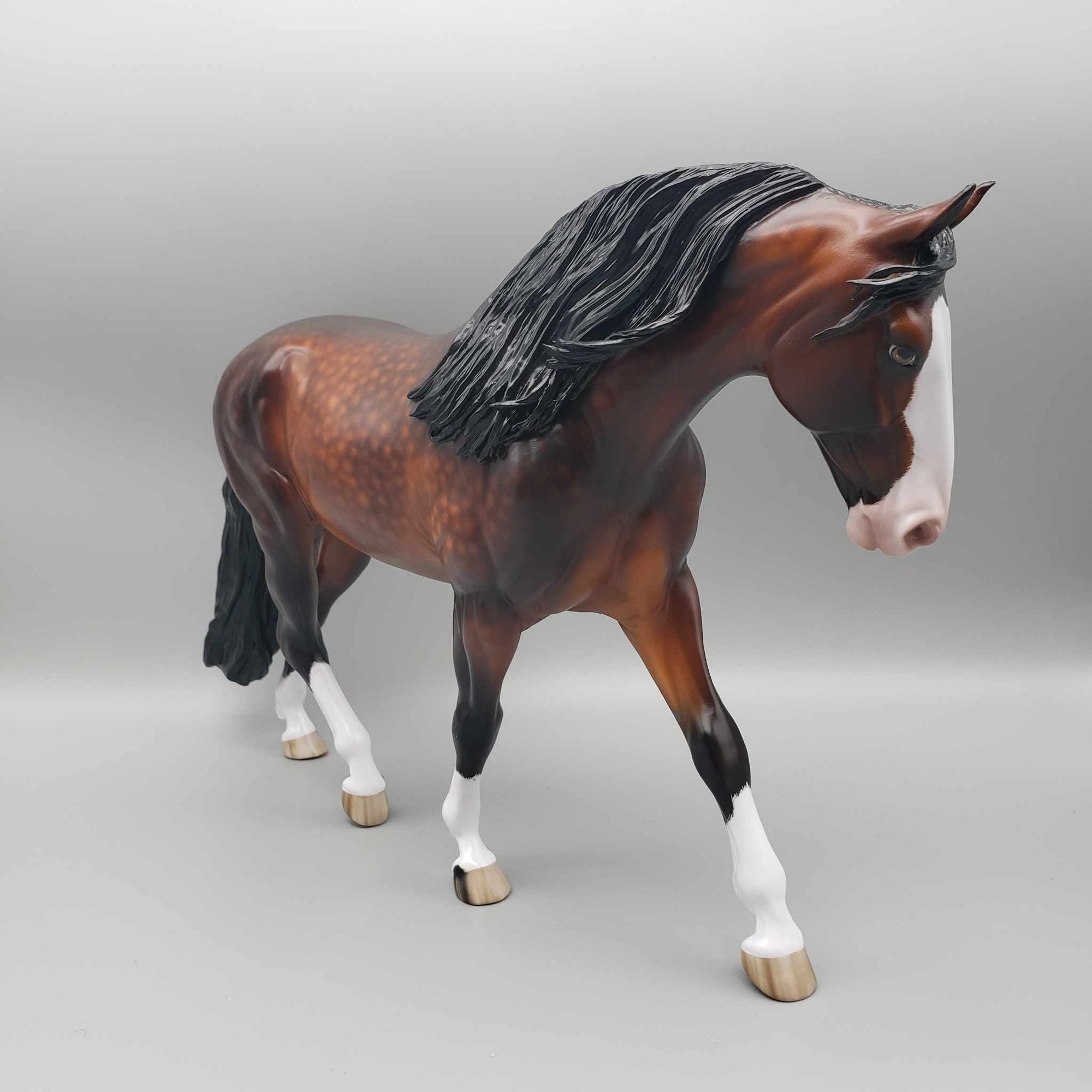 Sagramore OOAK Dappled Bay Irish Draught By Sheryl Leisure Best Offers 12/26/23