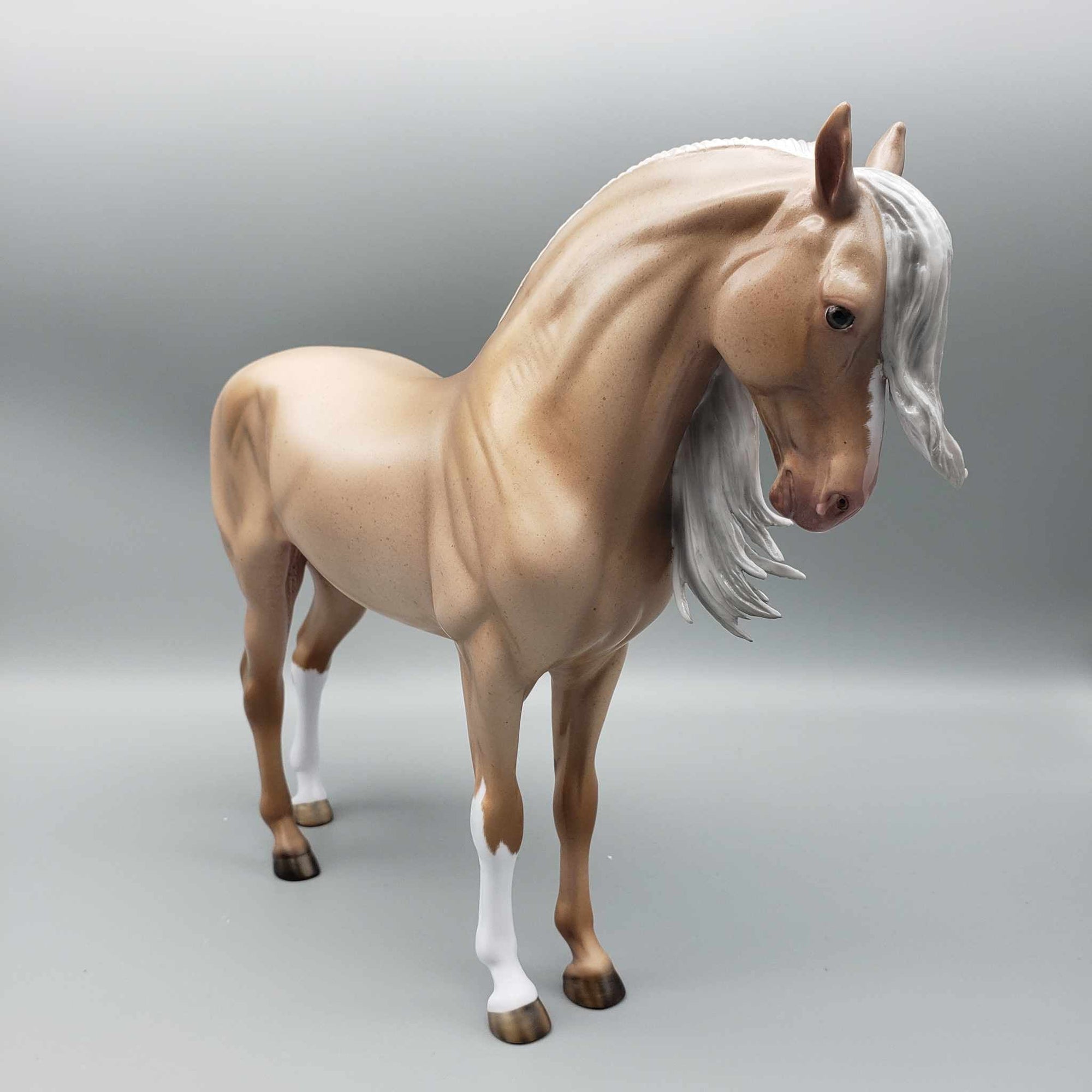 Hancock OOAK Fleabitten Andalusian By Angela Marleau Best Offer 1/22/24