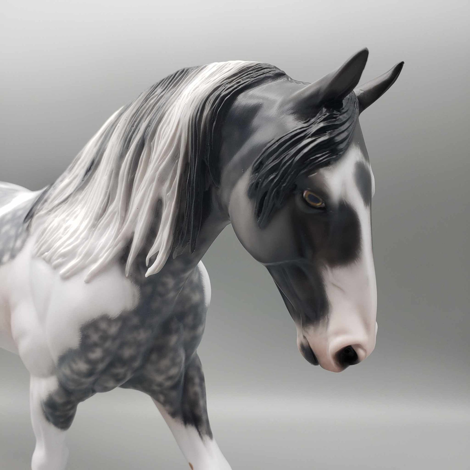 Blaidd OOAK Grey Tobiano Irish Draught By Jess Hamill Best Offer 1/7/24