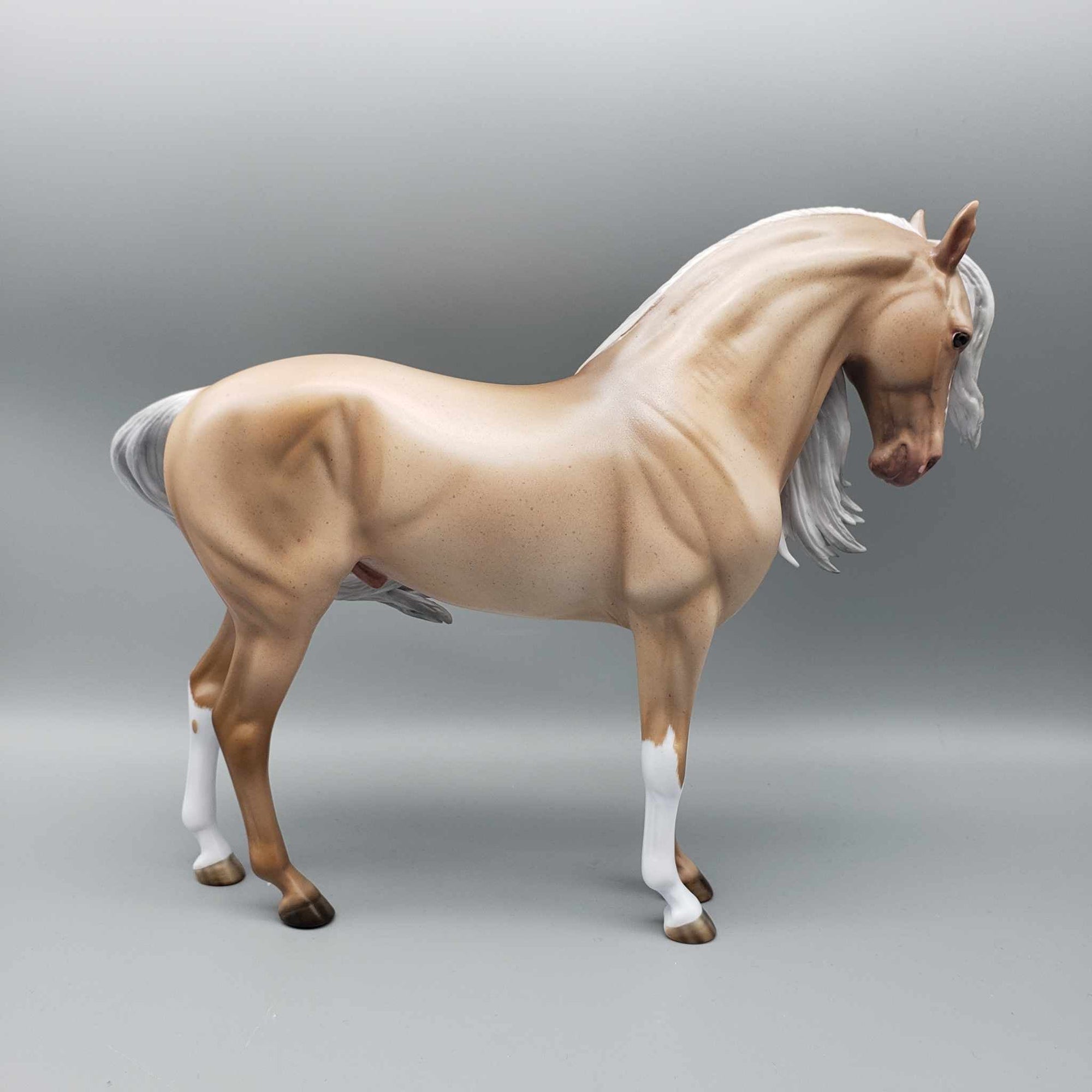 Hancock OOAK Fleabitten Andalusian By Angela Marleau Best Offer 1/22/24