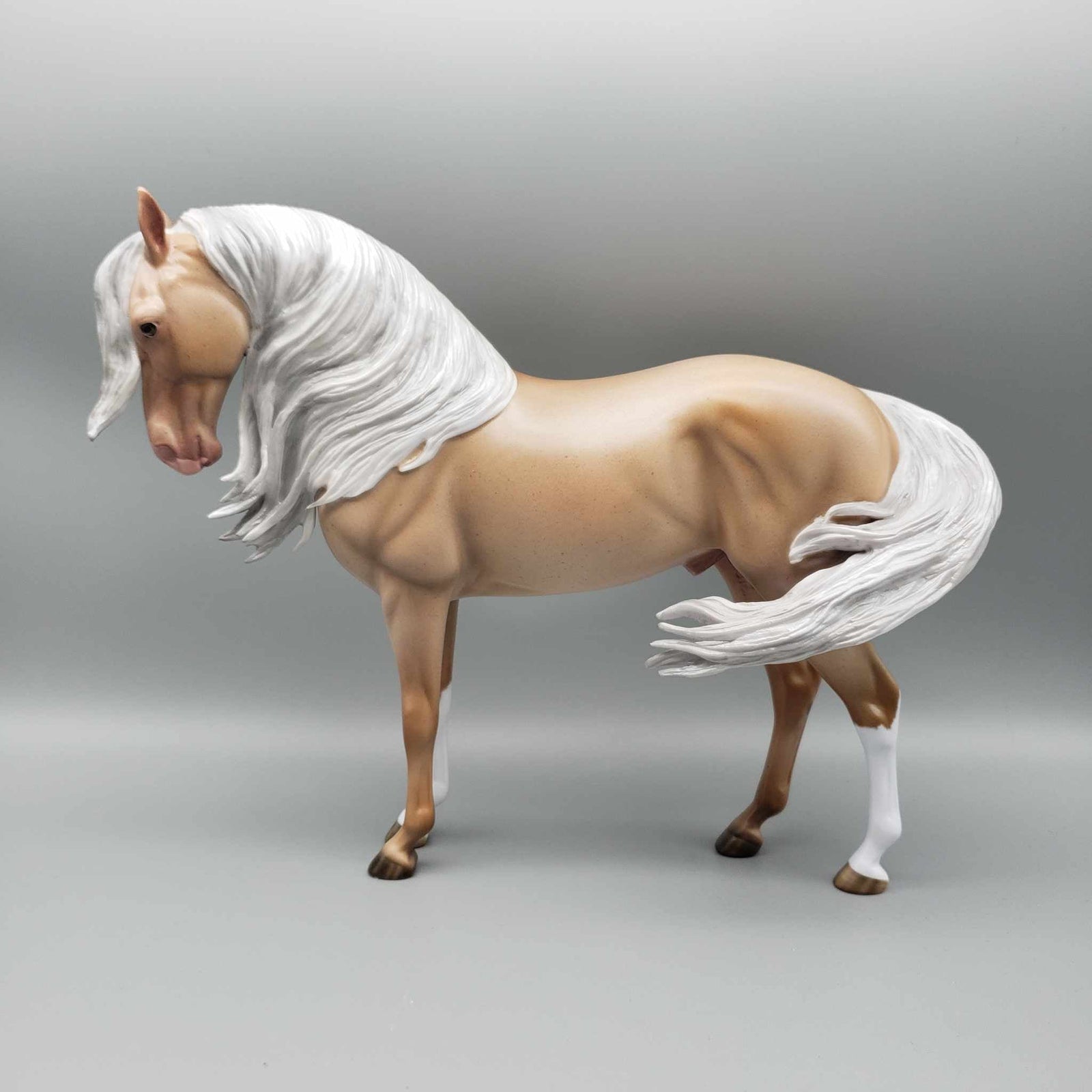 Hancock OOAK Fleabitten Andalusian By Angela Marleau Best Offer 1/22/24