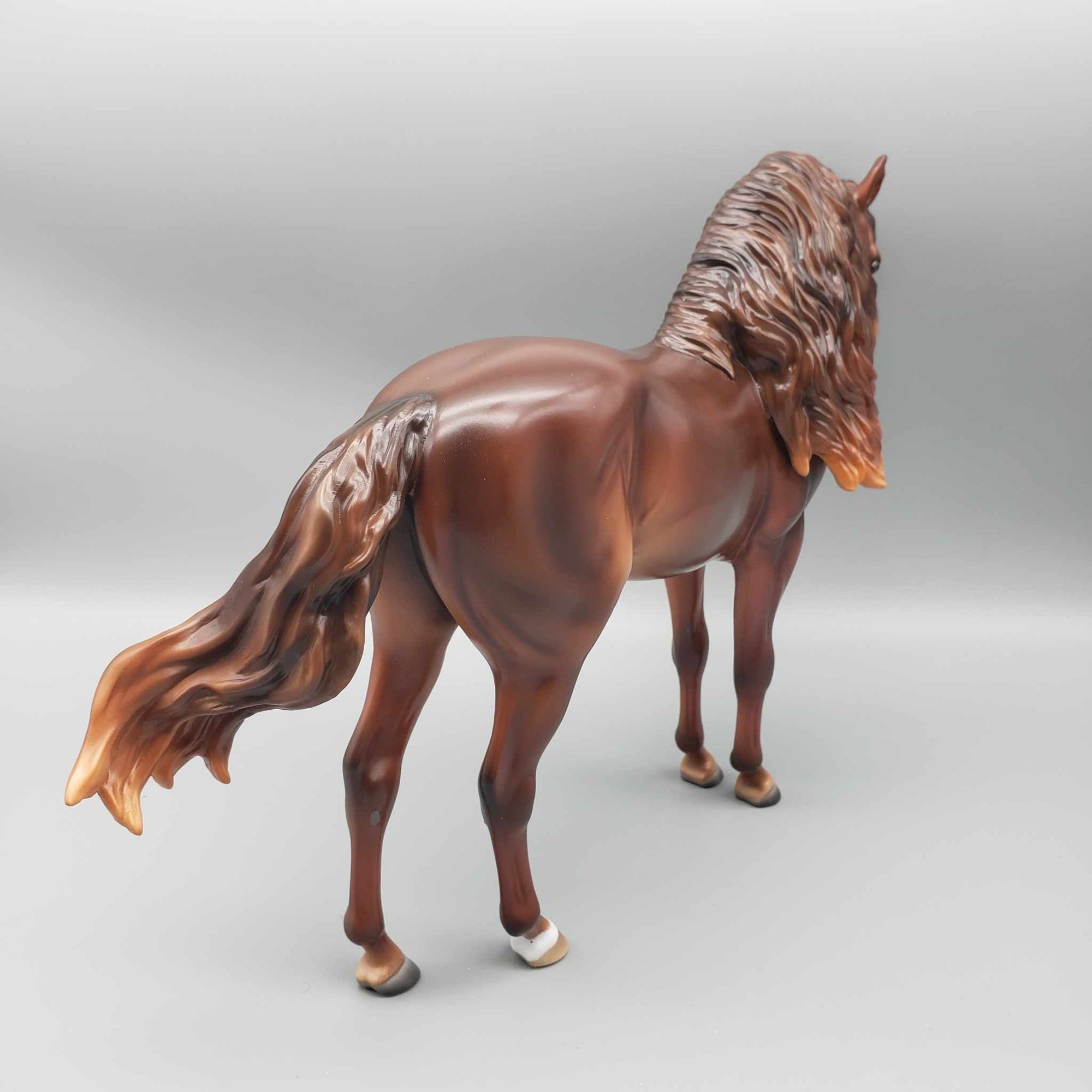 Calido OOAK Lightly Dappled Chestnut Andalusian By Ashley Palmer Employee Appreciation Model