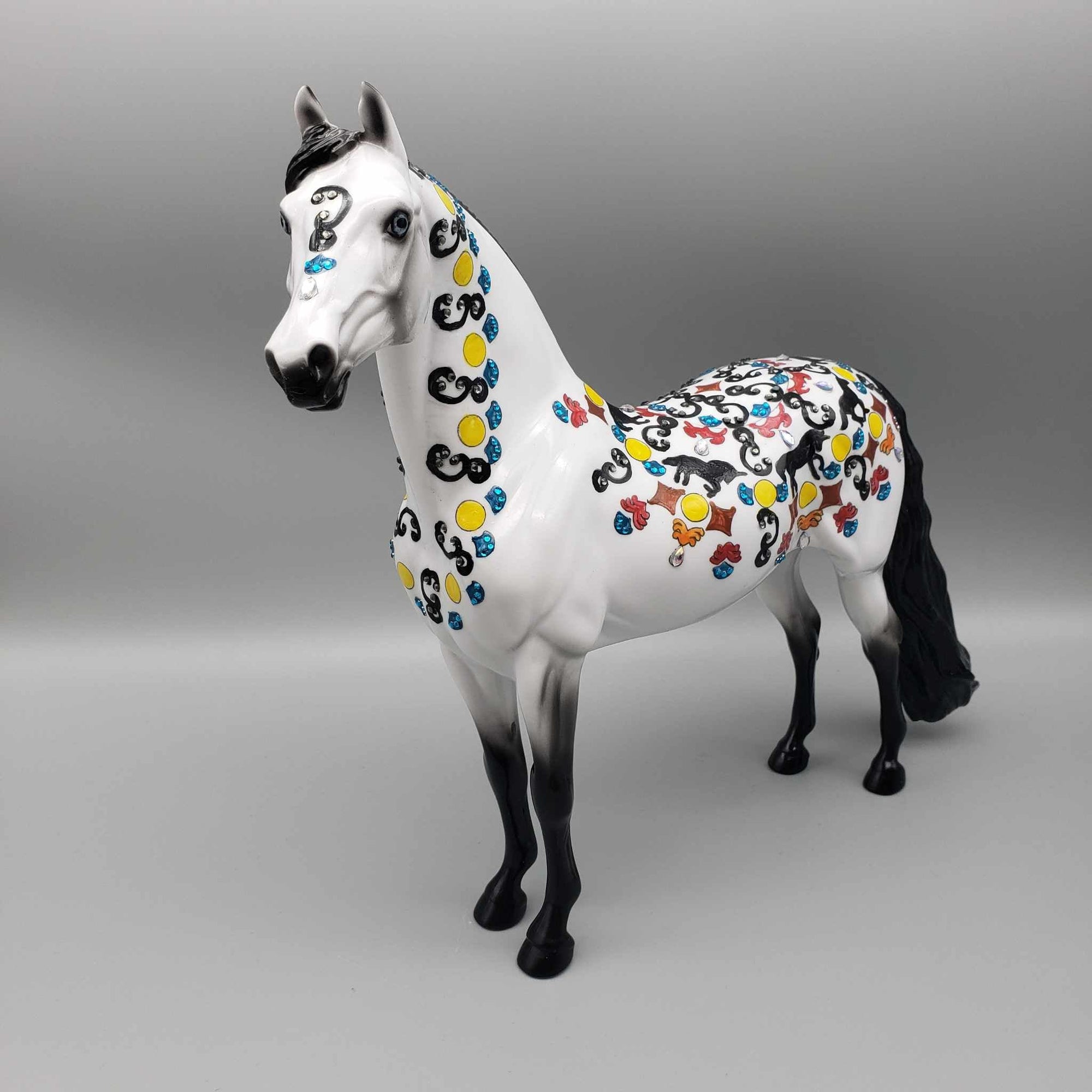 Mosaic Trivet OOAK Deco and Blinged Morgan By Dawn Quick Weekend Flash Sale