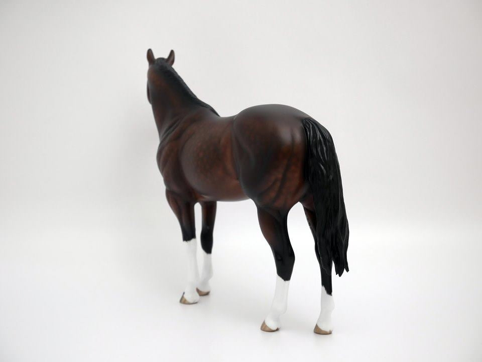 MICKEY-OOAK DAPPLE BAY ISH MODEL HORSE 7/10/20