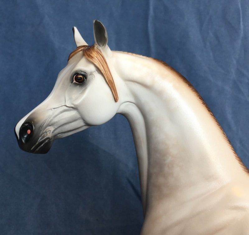 GLAD ALL OVER-OOAK ROSE GREY ARABIAN BY SHERYL LEISURE 5/22