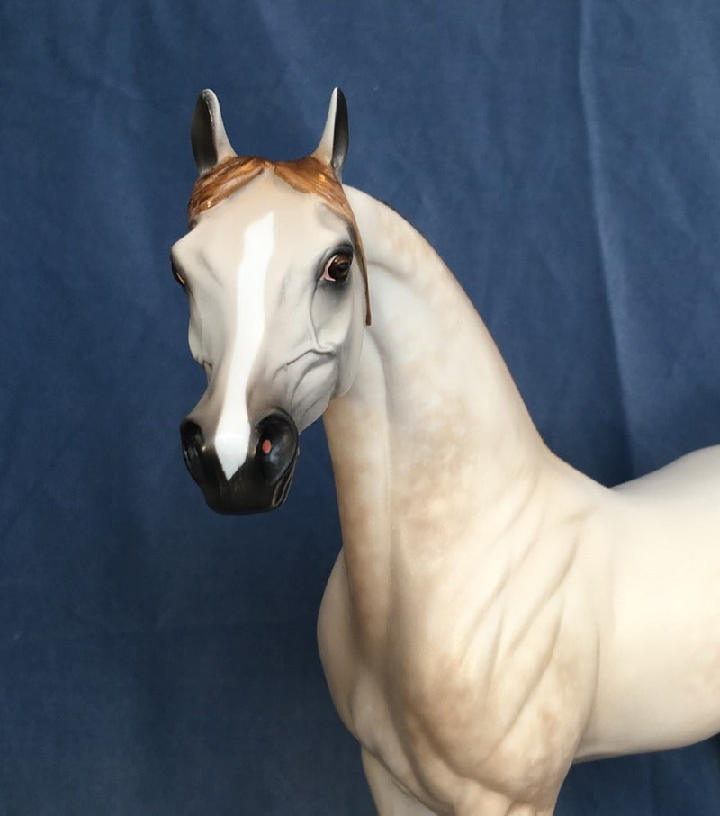 GLAD ALL OVER-OOAK ROSE GREY ARABIAN BY SHERYL LEISURE 5/22