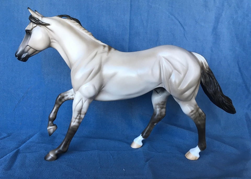 RISE UP OOAK SILVER DUN FOUNDATION QUARTER HORSE 5/15