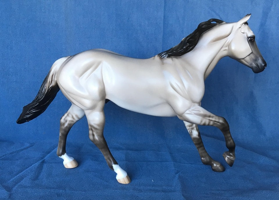 RISE UP OOAK SILVER DUN FOUNDATION QUARTER HORSE 5/15