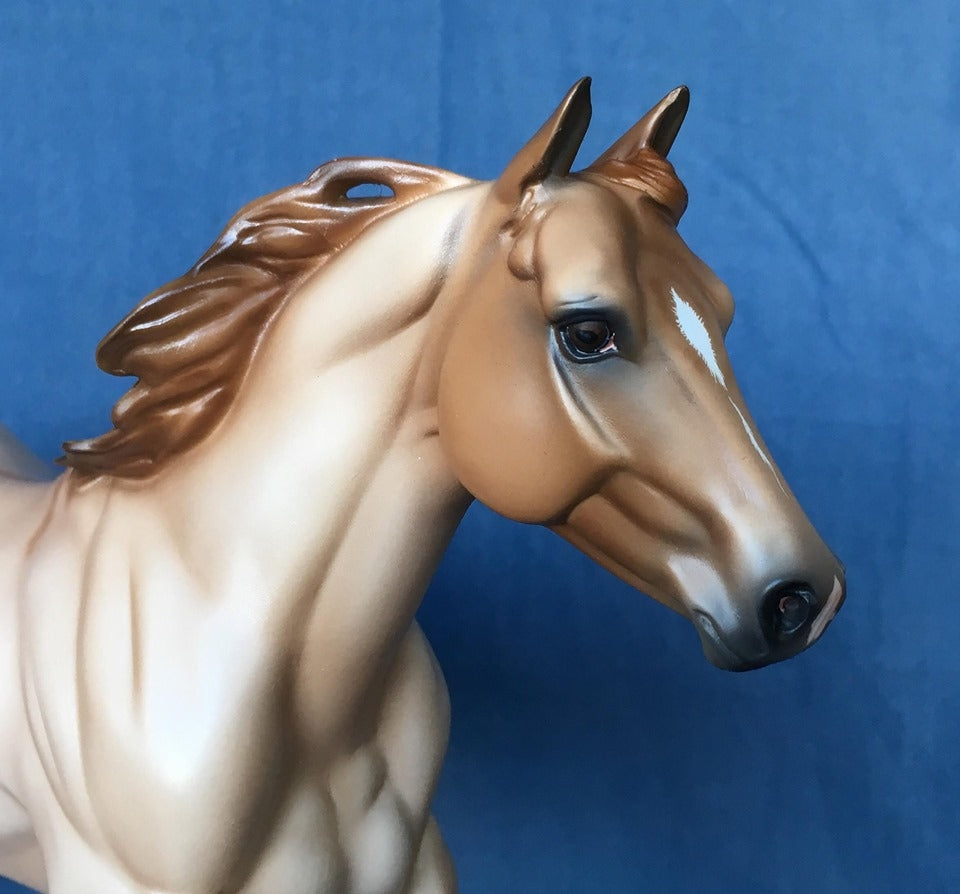 INSPIRE OOAK CLAY BANK FOUNDATION QUARTER HORSE 5/15